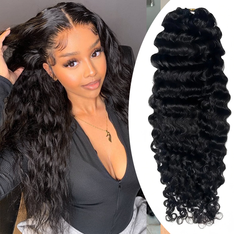 Hair Care Curly Hair - Wasserwellen-Echthaar zum Häkeln für schwarze Frauen,