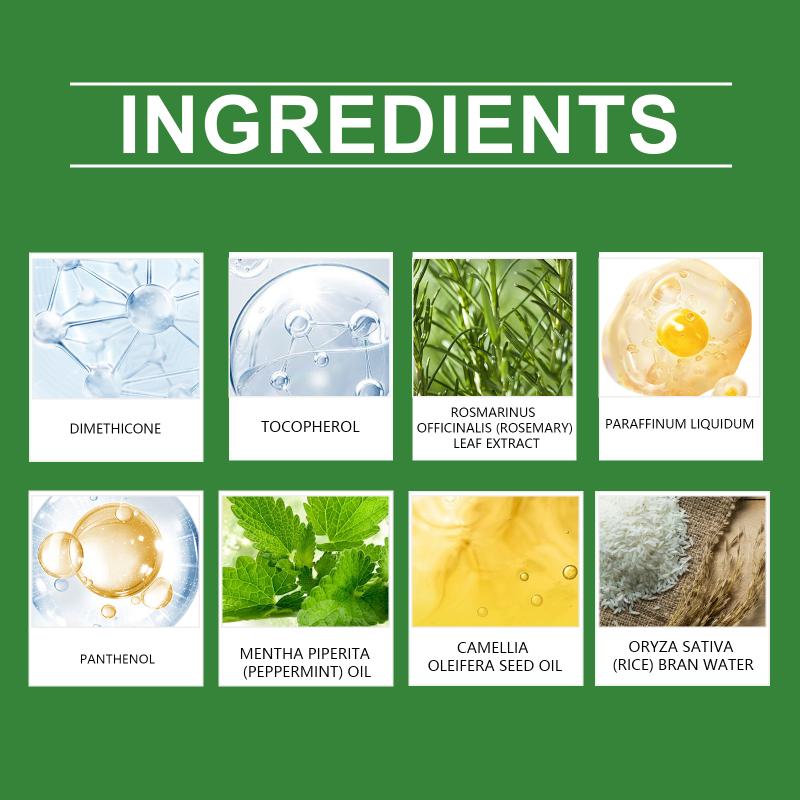 Hair Care With Rice Water - Rosmarin- und Reiswasser-Haarwuchsspray, nährendes, feuchtigkeitsspendendes Öl,