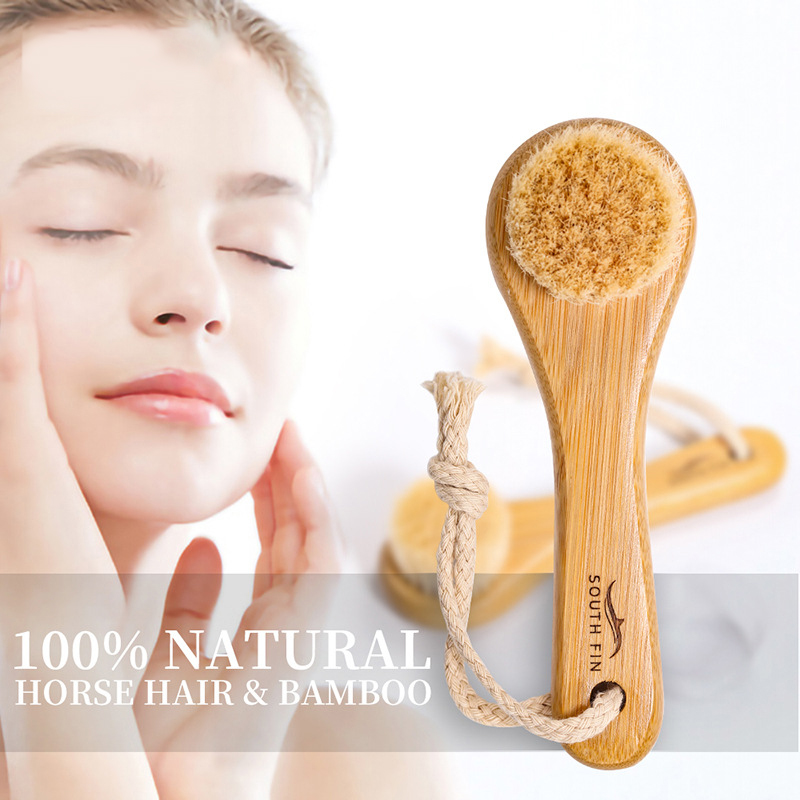 Bamboo Hair Brush - 1Pc Schönheit Hautpflege Pinsel Gesicht Reinigung