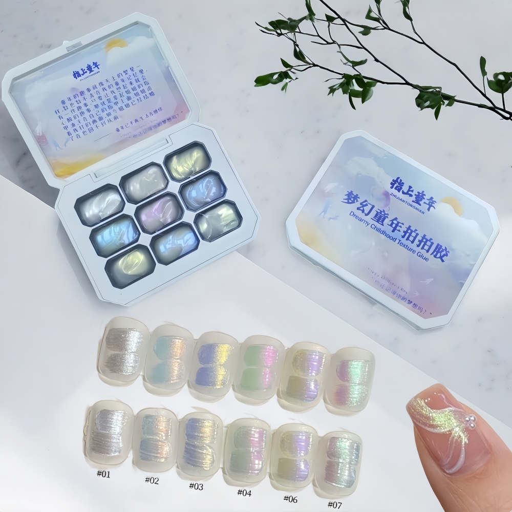 Hair Care Gel - 1 Stück 9-farbiger, neuer, beliebter Patting-Gel-Lack