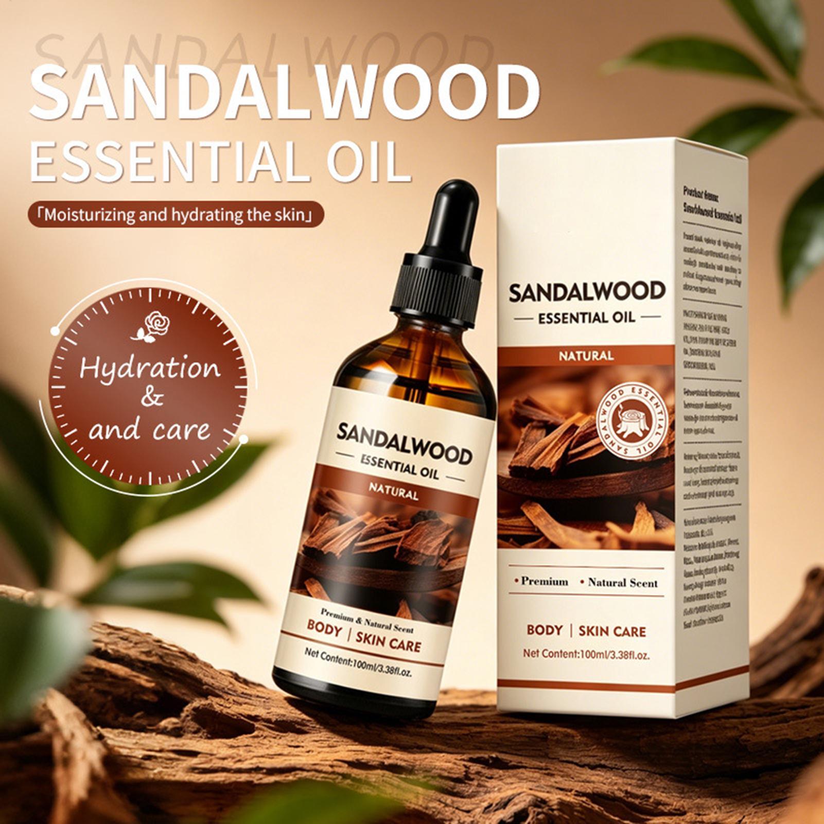 Hair Care Essential - Sandelholz-Duftöl 100ml Natürliches Aromatherapie-Ätherisches Öl für