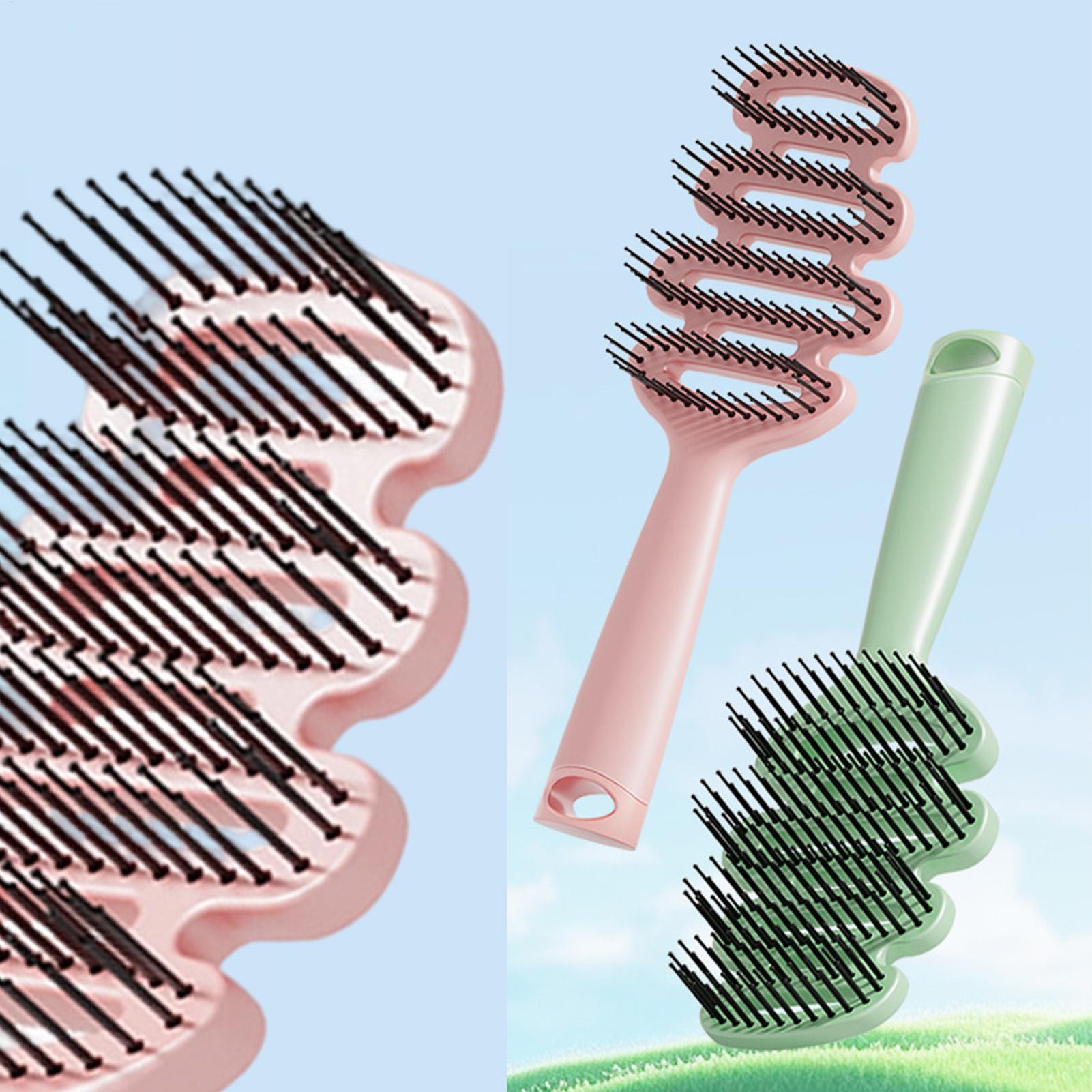 Hair Care Curly Hair - Antistatischer Kamm, Haarbürste, Pflegebürste für die