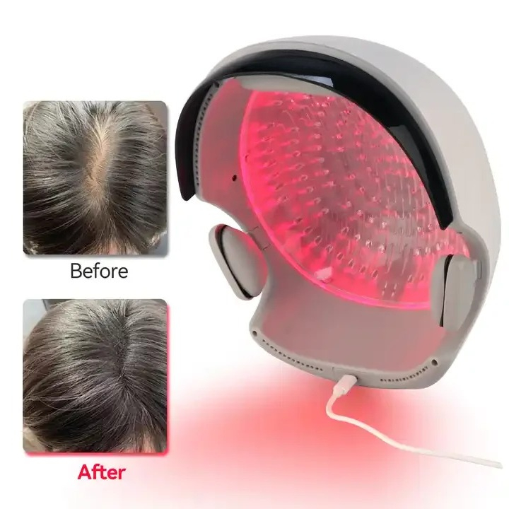 Hair Care Lab - Rotlicht-Haarwuchshelm, Phototherapie-Haarpflegekappe für Haarwuchs & Haarstärkung