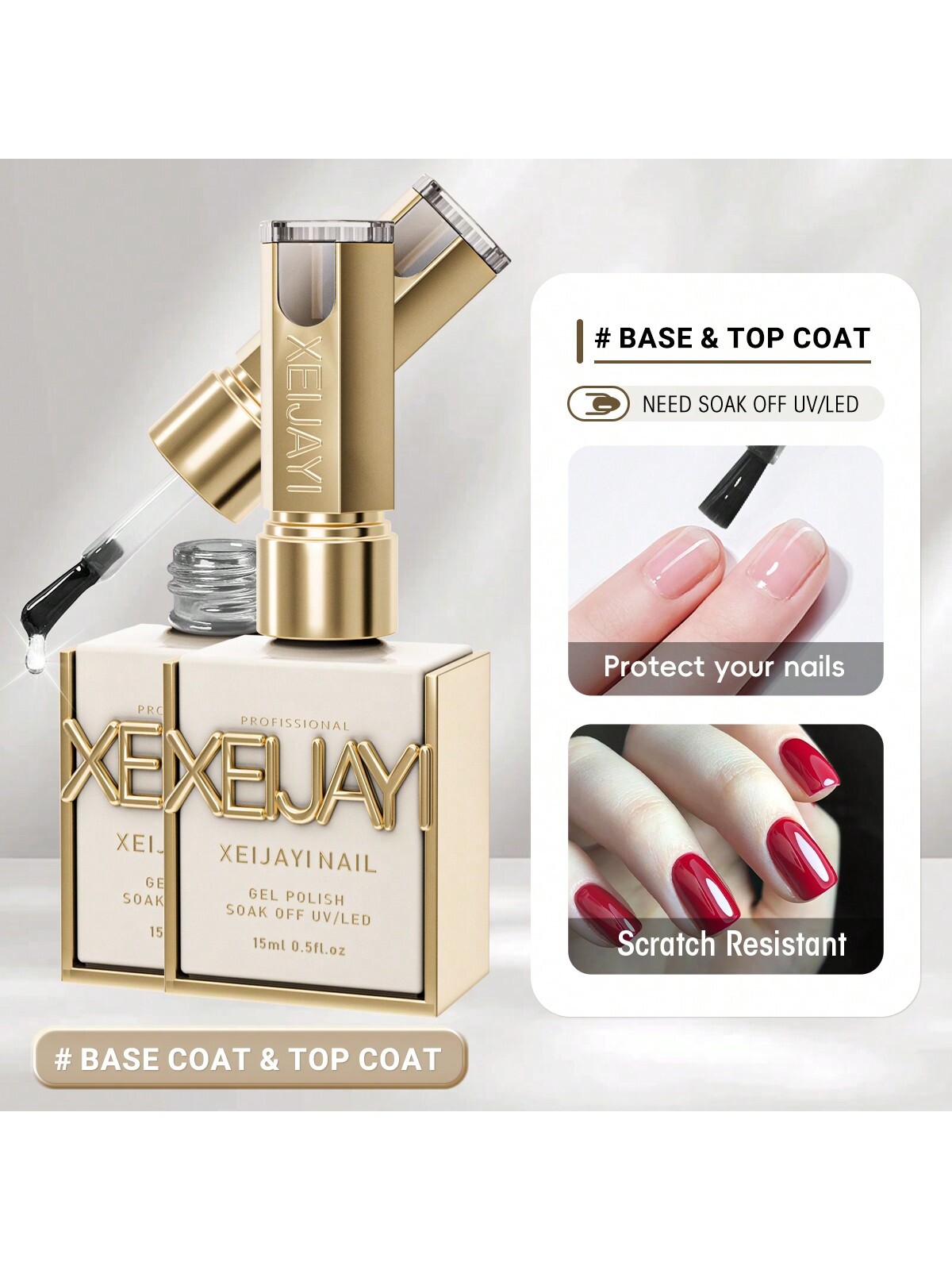 Hair Care Gel - XEIJAYI 15ml 2 Stück Nagellack Neues