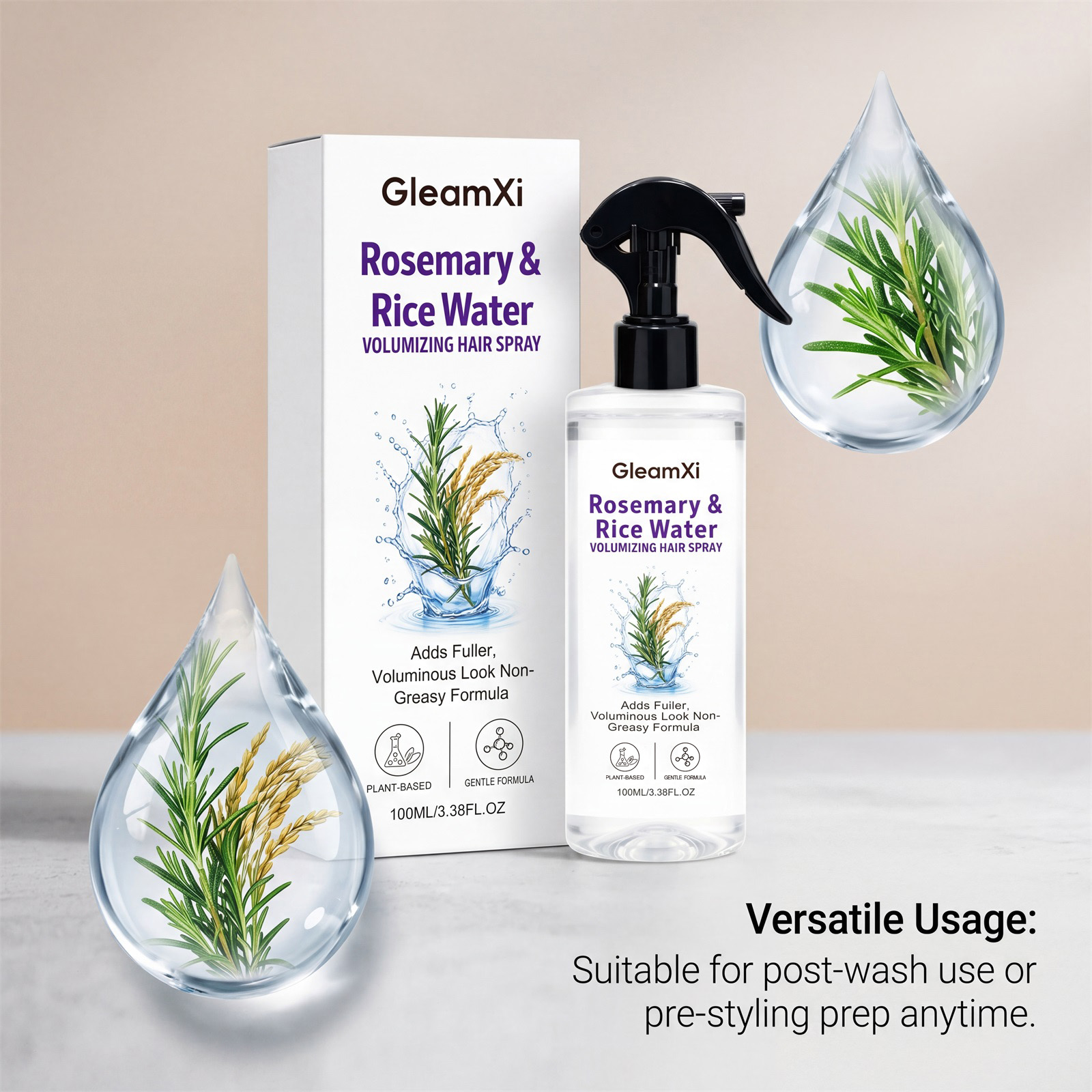 Reiswasser Haar-Volumen-Spray  – Hair Care With Rice Water Bewertung und Preis