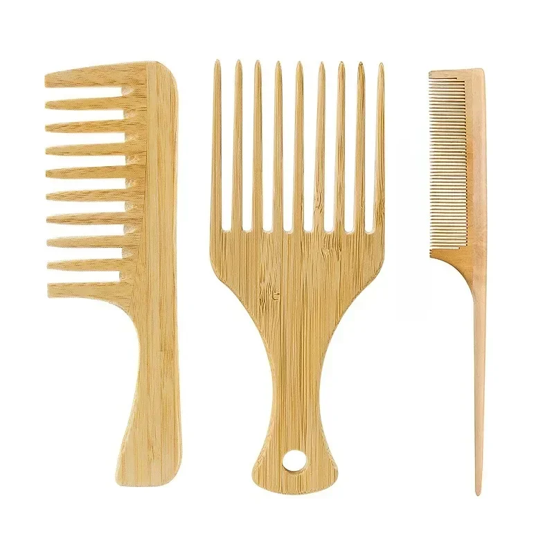 1Pcs Natürliche Bambus Holz Ha – Bamboo Hair Brush Bewertung und Preis
