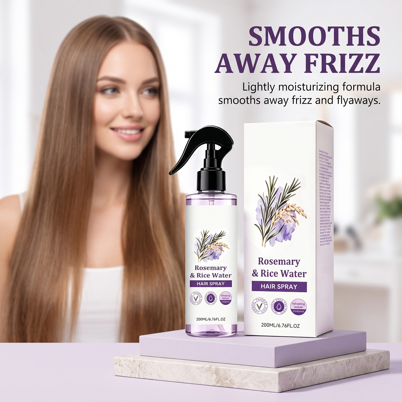 Rosmarin-Reiswasser-Haarspray, – Hair Care With Rice Water Bewertung und Preis