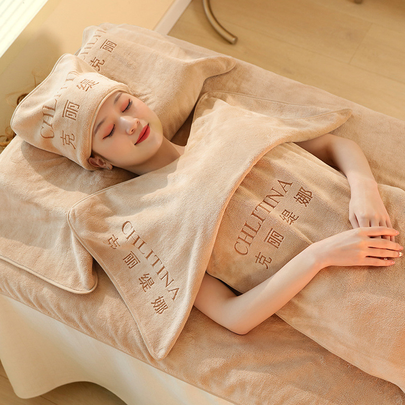 5 stücke SPA Gewidmet Handtüch – Hair Care Logo Bewertung und Preis