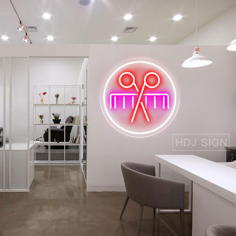 Benutzer definierte Friseursal – Hair Care Logo Bewertung und Preis