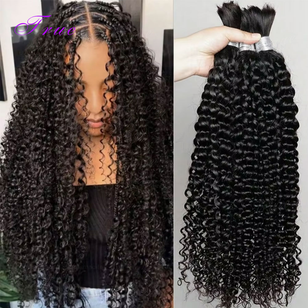 2, 3, 4 Stück Echthaar zum Fle – Hair Care Curly Hair Bewertung und Preis