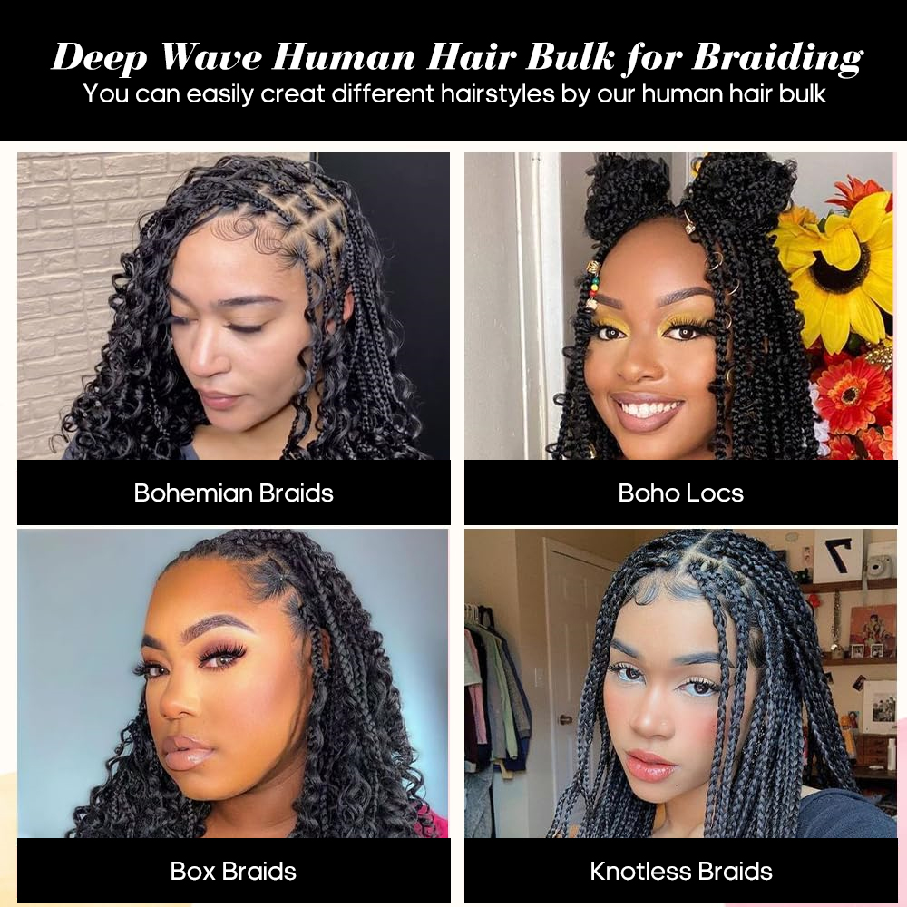 Menschliches Flechthaar für Bo – Hair Care Curly Hair Bewertung und Preis