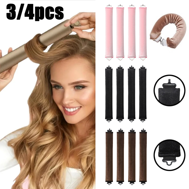 3/4 stücke Keine Wärme Lockenw – Hair Care Curly Hair Bewertung und Preis