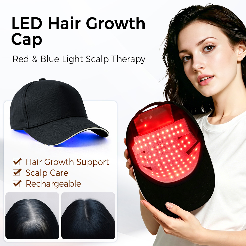LED-Haarwuchskappe mit Rot-Bla – Hair Care Nutrition Bewertung und Preis