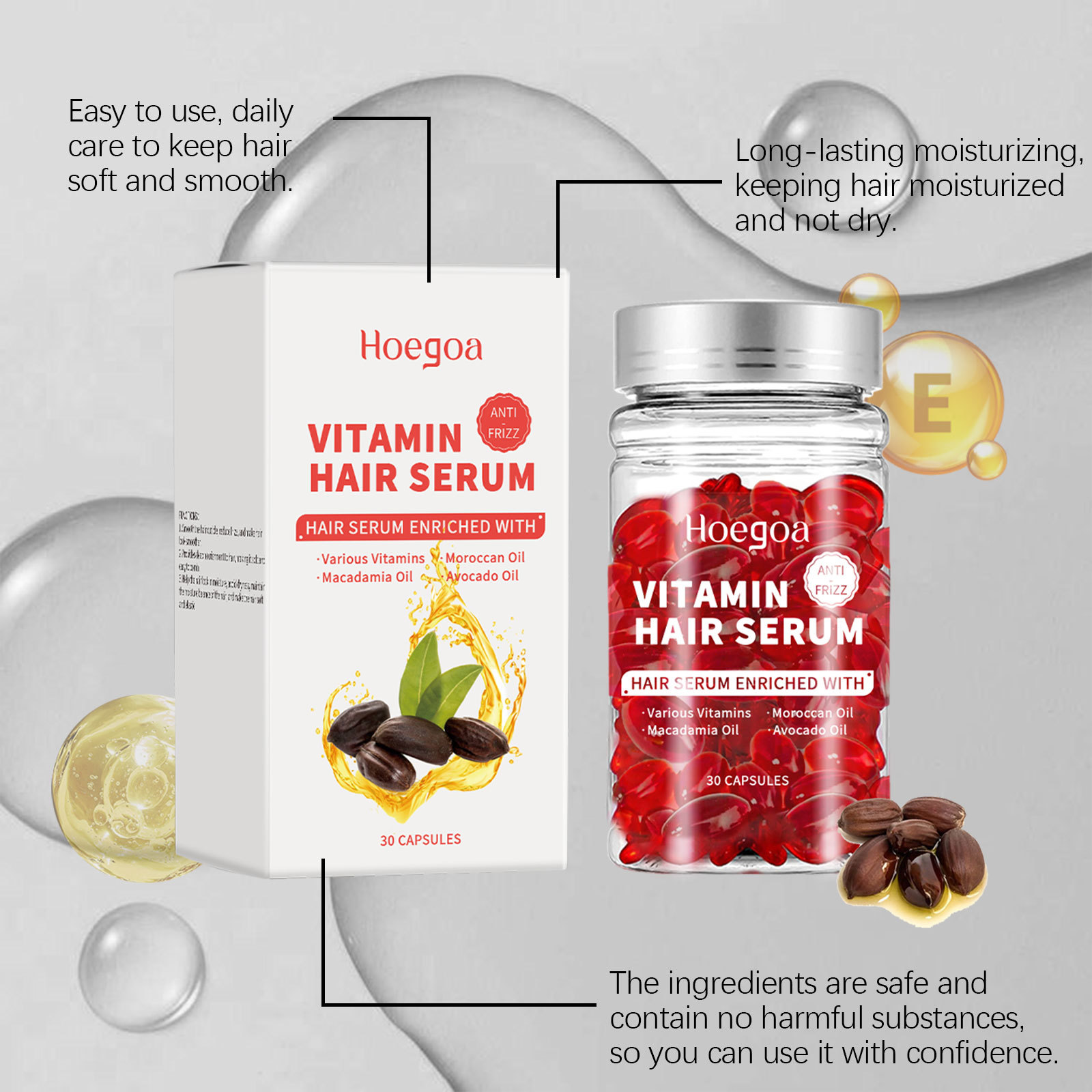 Vitamin-Haarpflege-Serum-Kapse – Hair Care Oil Serum Bewertung und Preis